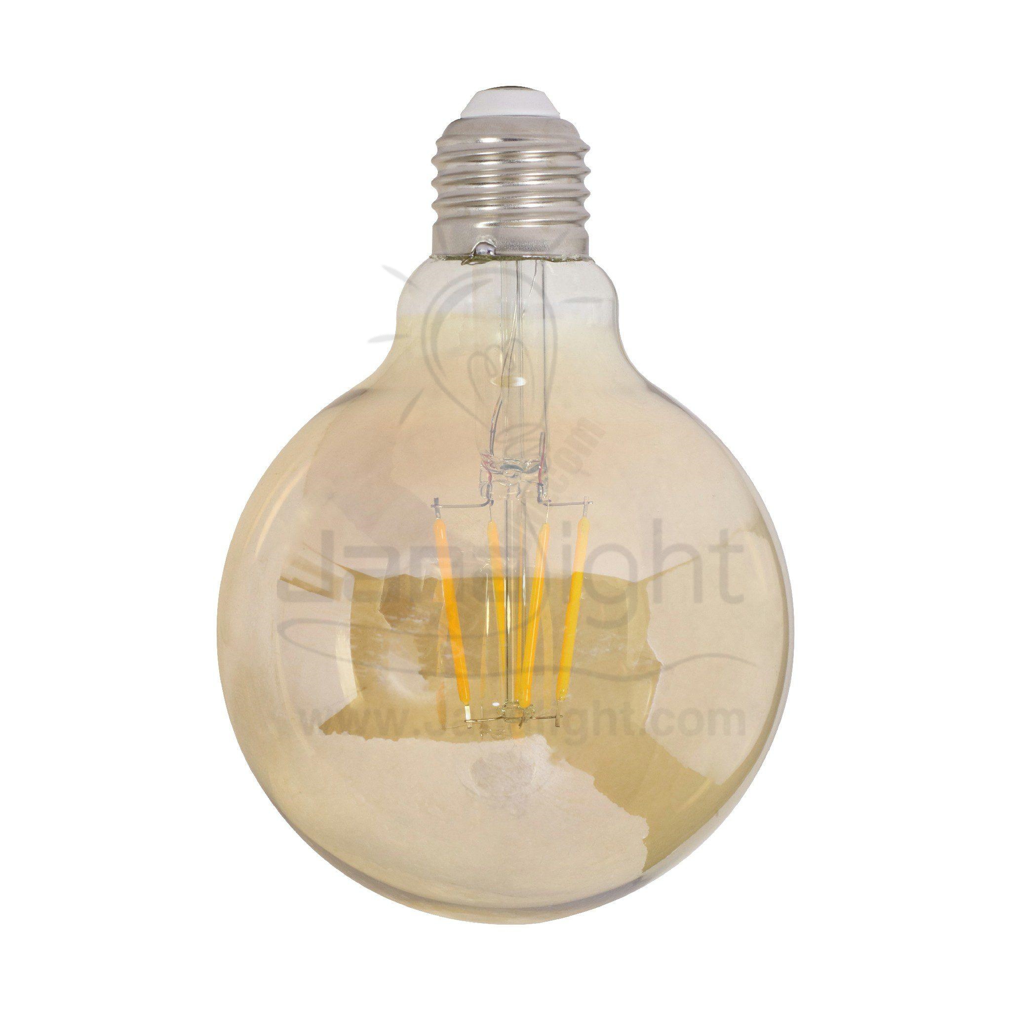 لمبة 6 وات كورة فلامنت اديسون G95 LED Filament Bulb 6 watt
