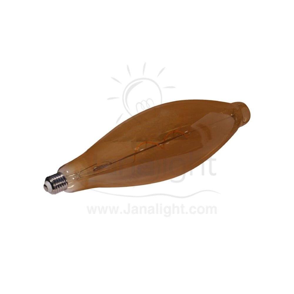 لمبة فلامنت ديكور طويلة 4 وات وورم حلازوني شفاف فاميه LED decorative lamp 4 watt