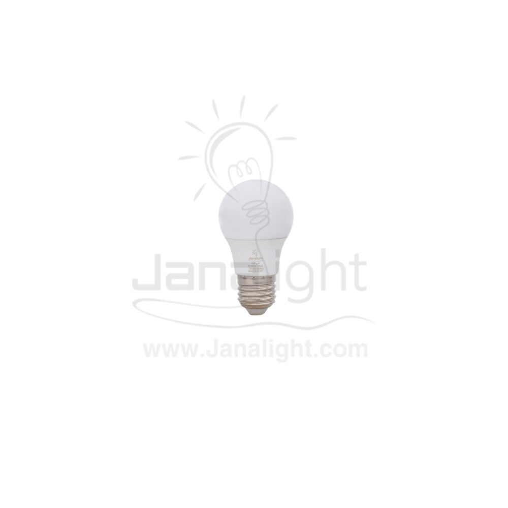 لمبة بولة 5 وات ابيض جنى لايت GN5 ضمان سنتين Led bulb 5w white