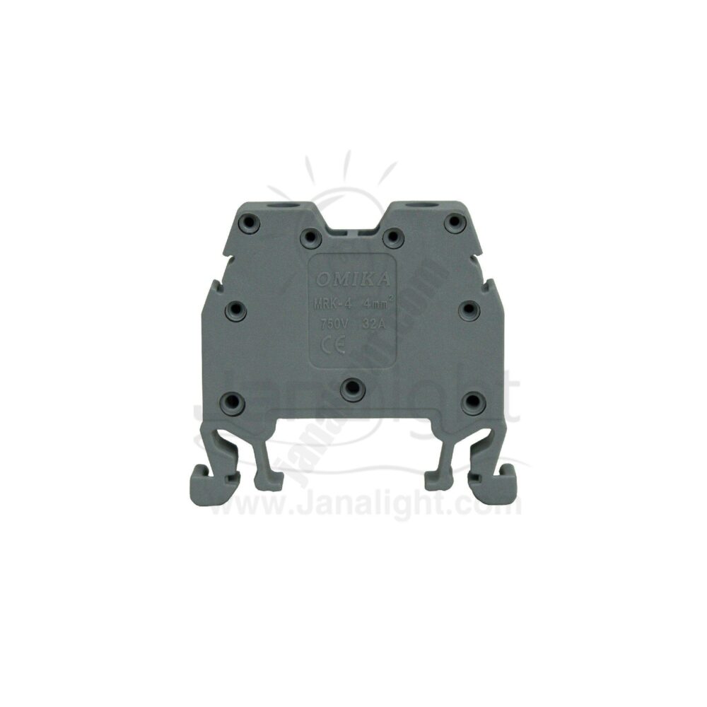 روزتا 4 ملي لوحة اوميغا Terminal Block - Screw Clamp 4 mm