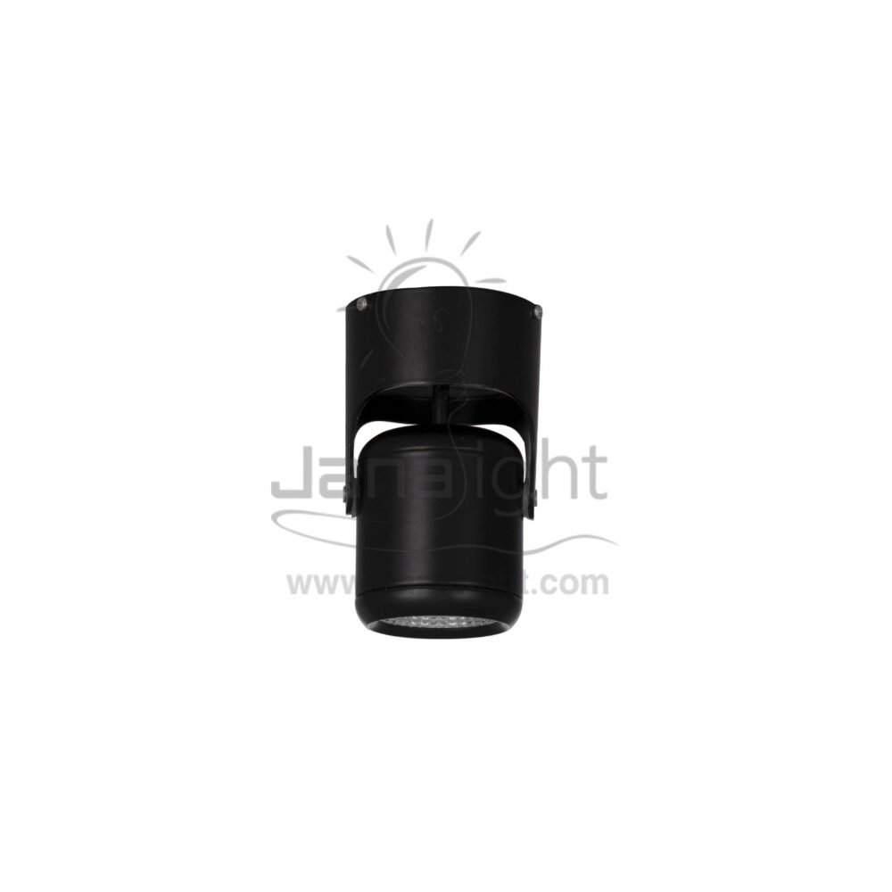 سبوت لايت سلندر 7 وات اسود انارة ابيض cylinder downlight frame Moving white black