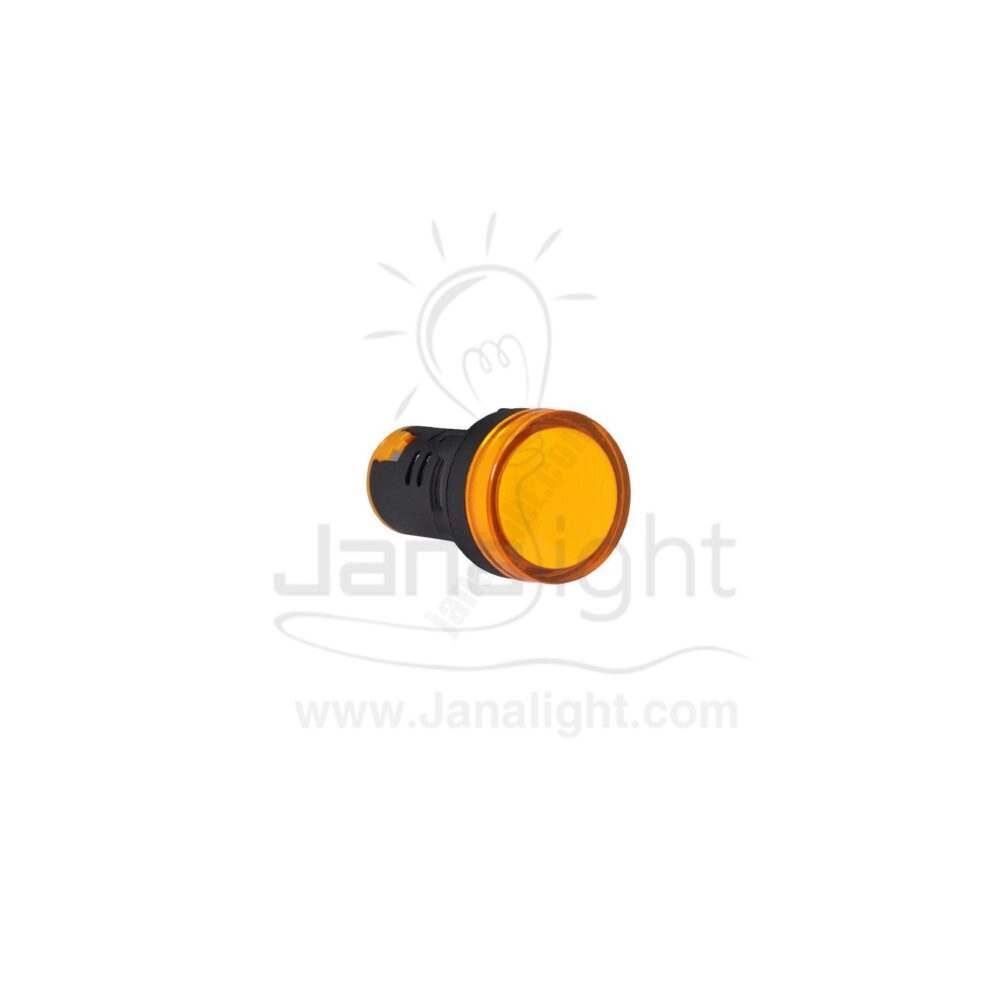 لمبة اشارة 3 فاز اصفر Indicator led Light yellow 3p