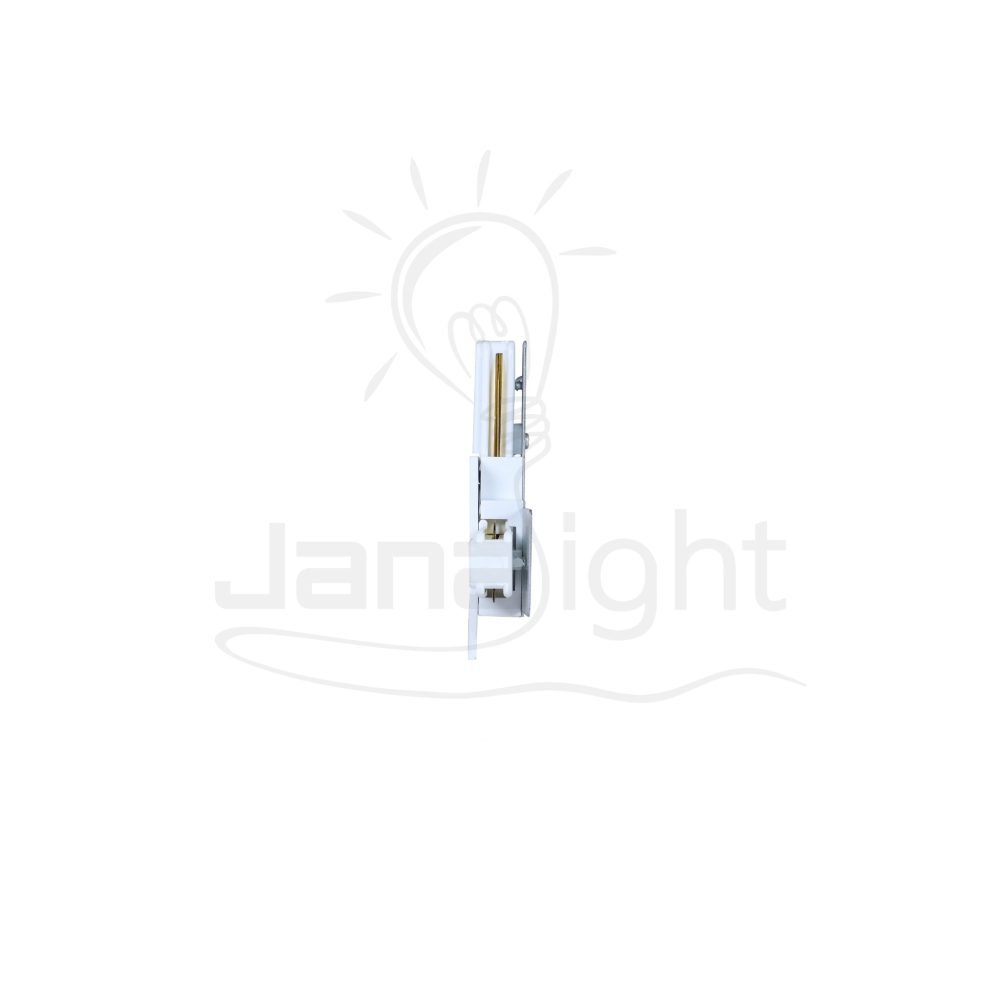 وصلة عود تراك زاوية ابيض داخل Track light connector white angular shape