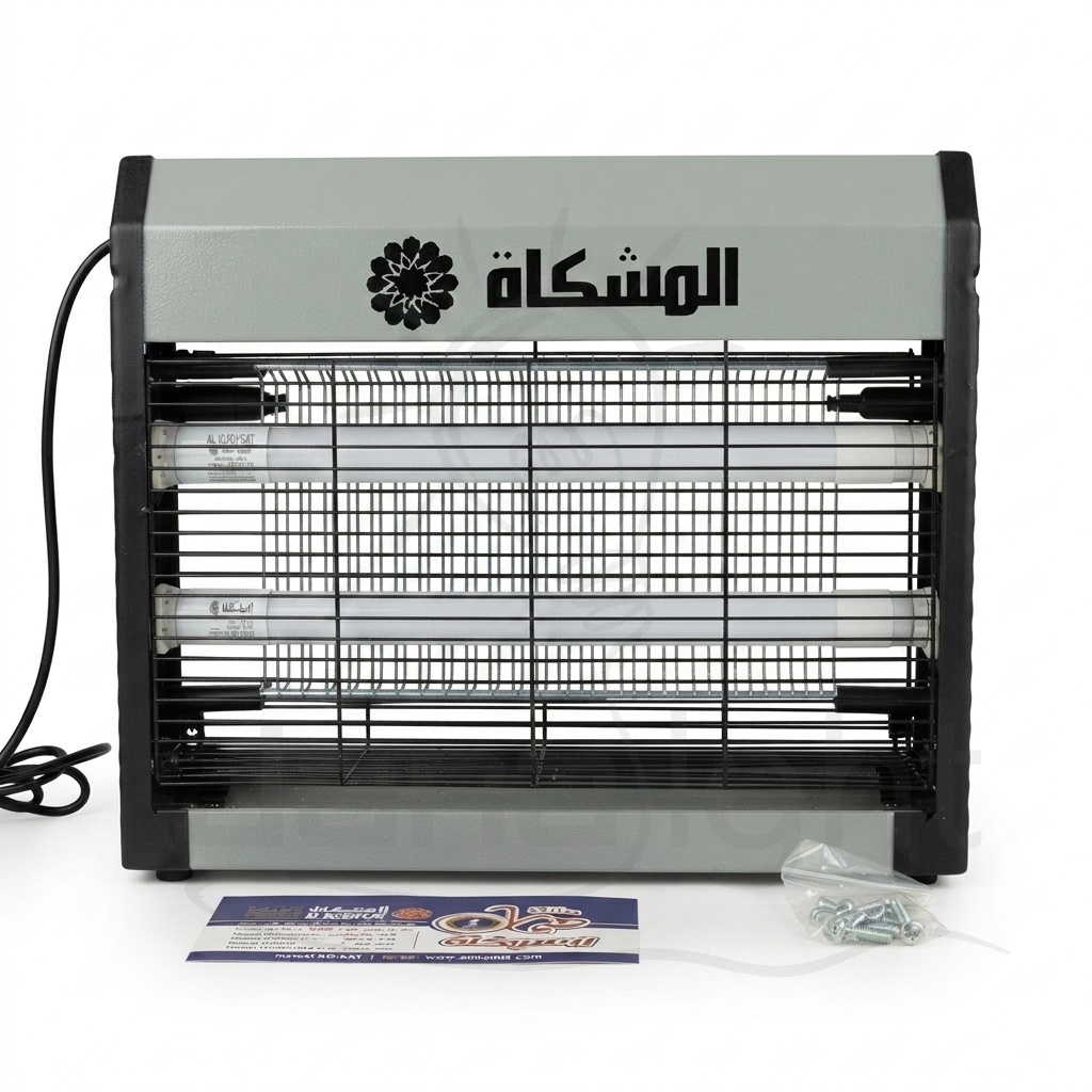 صاعق ناموس ليد 2 لمبة 33 سم المشكاة كود 202 HM Al-Mishkat 33cm LED Mosquito Zapper (2-Bulb) – Code 202 HM