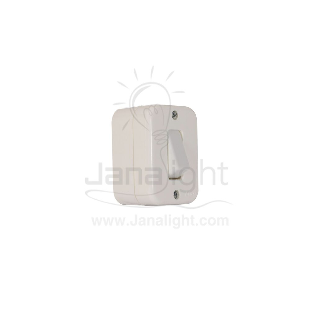 مفتاح عادي خارج لطش اليوس ميلينيا wall mounted white switch,10A