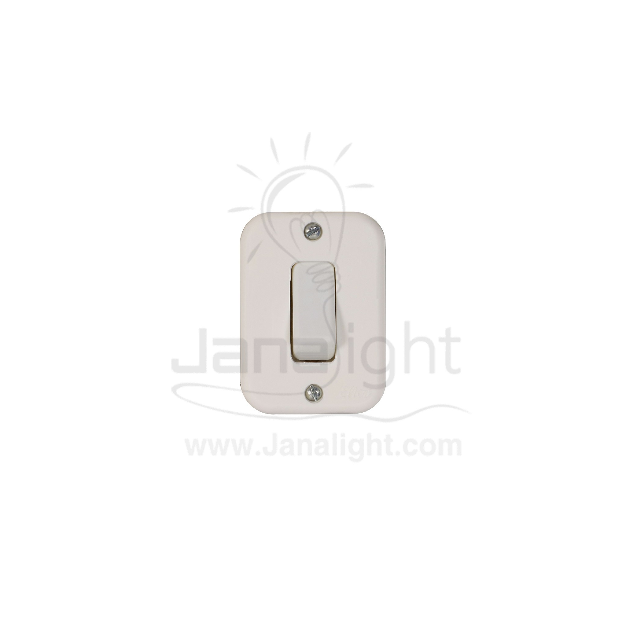 زر جرس خارج الحيط اليوس ميلينيا wall mounted white doorbell push button