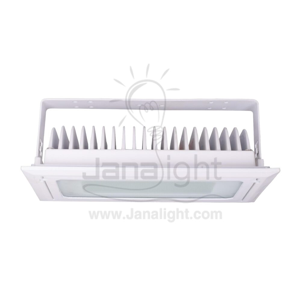 سبوت واجهة 30 وات حلق ابيض انارة ابيض white LED Flood elmohandes light 30 Watt-white
