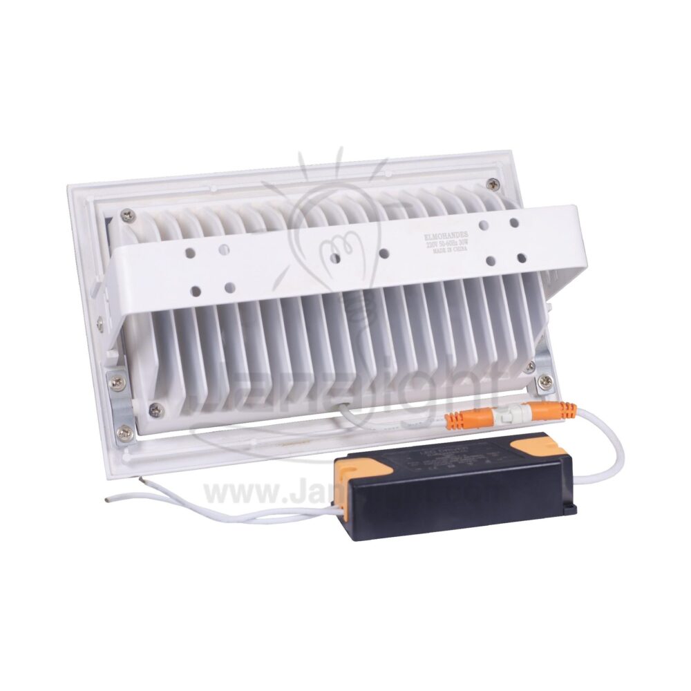 سبوت واجهة 30 وات حلق ابيض انارة ابيض white LED Flood elmohandes light 30 Watt-white