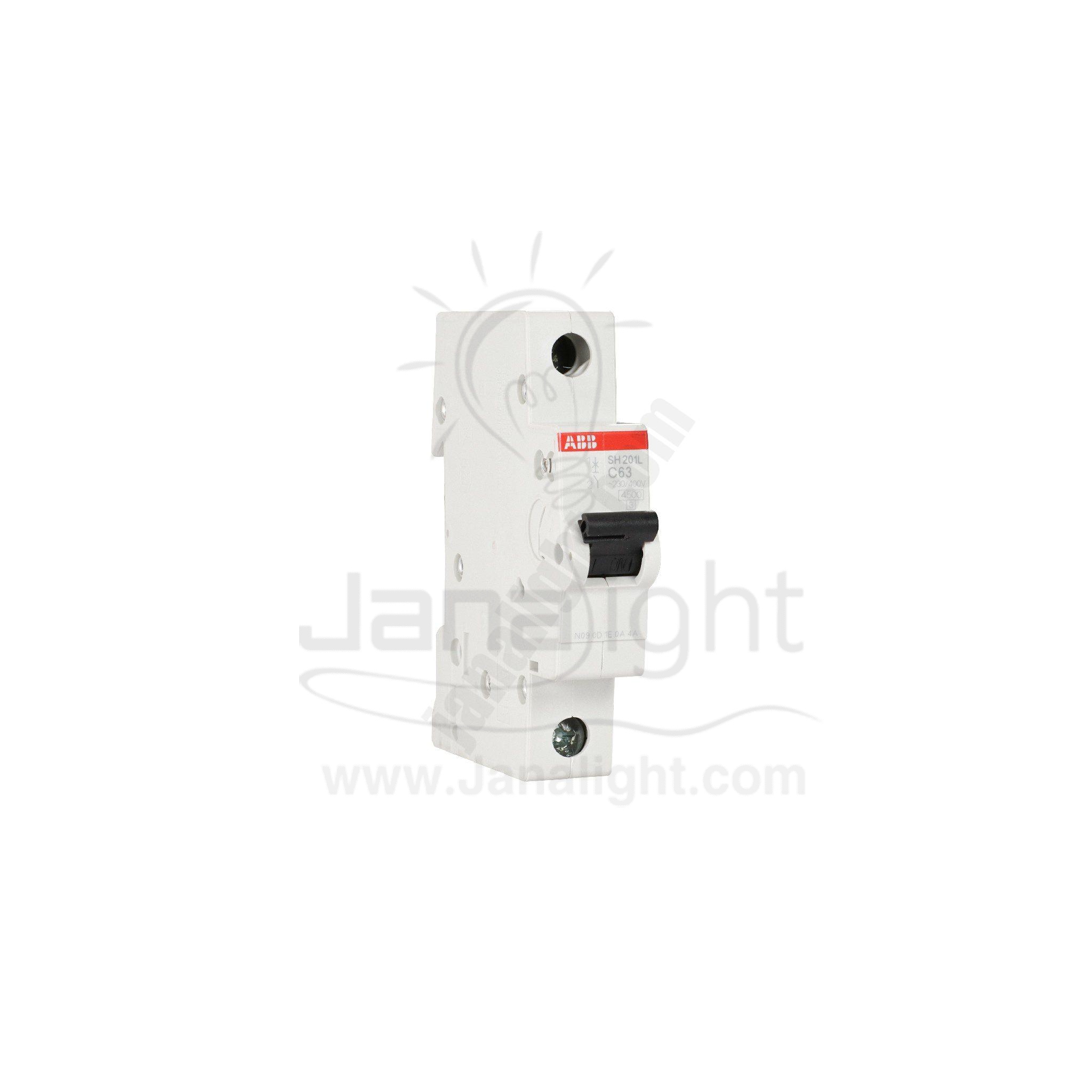 مفتاح 63 امبير احادي ABB ABB Circuit breaker 63A