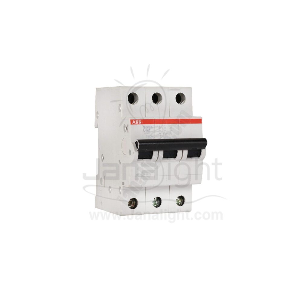 مفتاح 63 امبير ثلاثي 4.5 كيلو ABB ABB Circuit breaker 3p 63amp 4.5k