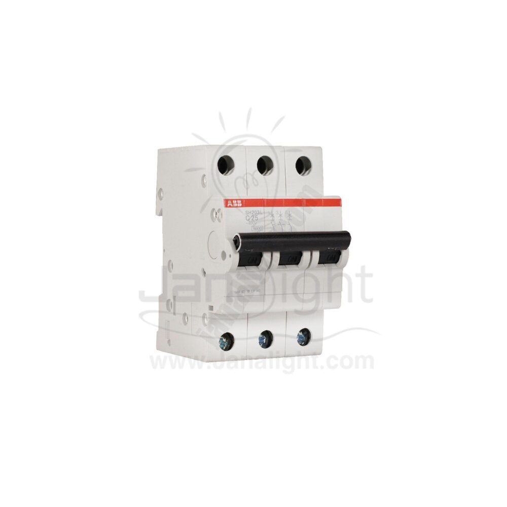 مفتاح 25 امبير 4.5 كيلو ثلاثي ABB ABB Circuit breaker 3p 25amp 4.5k