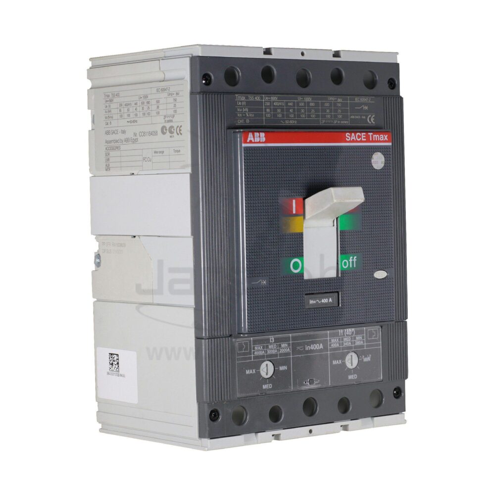 مفتاح مولدد 400 امبير 50 كيلو ABB ABB Circuit breaker Mccb 400amp 50 K