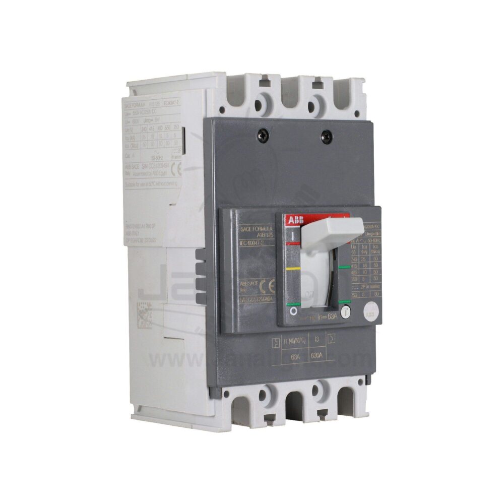 مفتاح مولدد 63 امبير 18 كيلو ABB ABB Circuit breaker Mccb 63amp 18 K