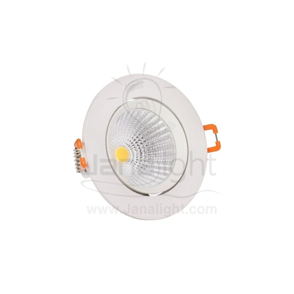 سبوت لايت مدور 5 وات COB متحرك وورم حلقة ابيض spotlight COB 5watt white warm Liper