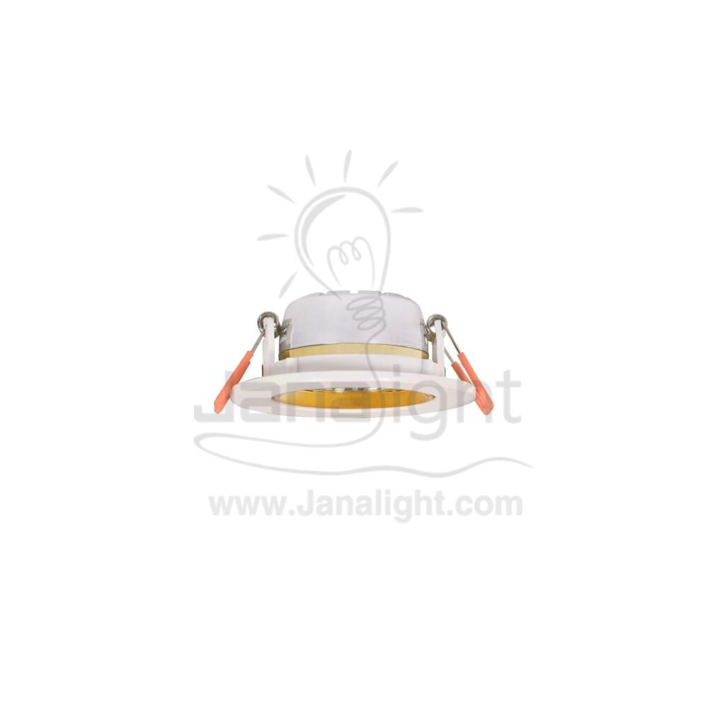 سبوت مدور 5 وات COB متحرك وورم حلقة ذهبي LIPER spotlight COB 5watt gold warm Liper