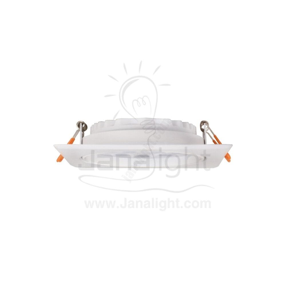 سبوت لايت 12 وات مربع فريم ابيض ابيض لد متحرك LIPER pivoting recessed square white surface panel led 12 watt 14 cm