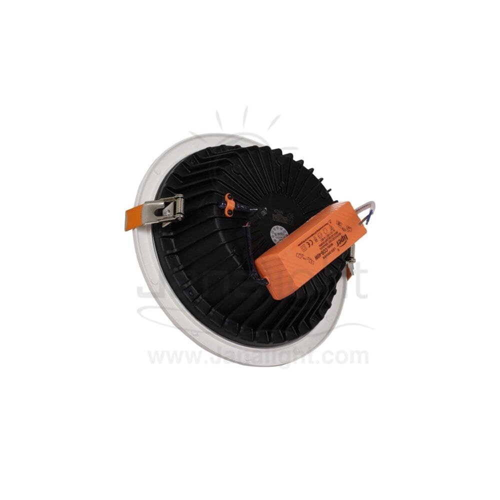 كشاف كومبكت مدور 40 وات COB ابيض LIPER round white 40 watt compact downlight
