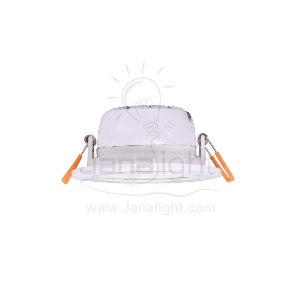 كومبكت مدور 8 وات COB ابيض متحرك LIPER round white 8 watt compact downlight