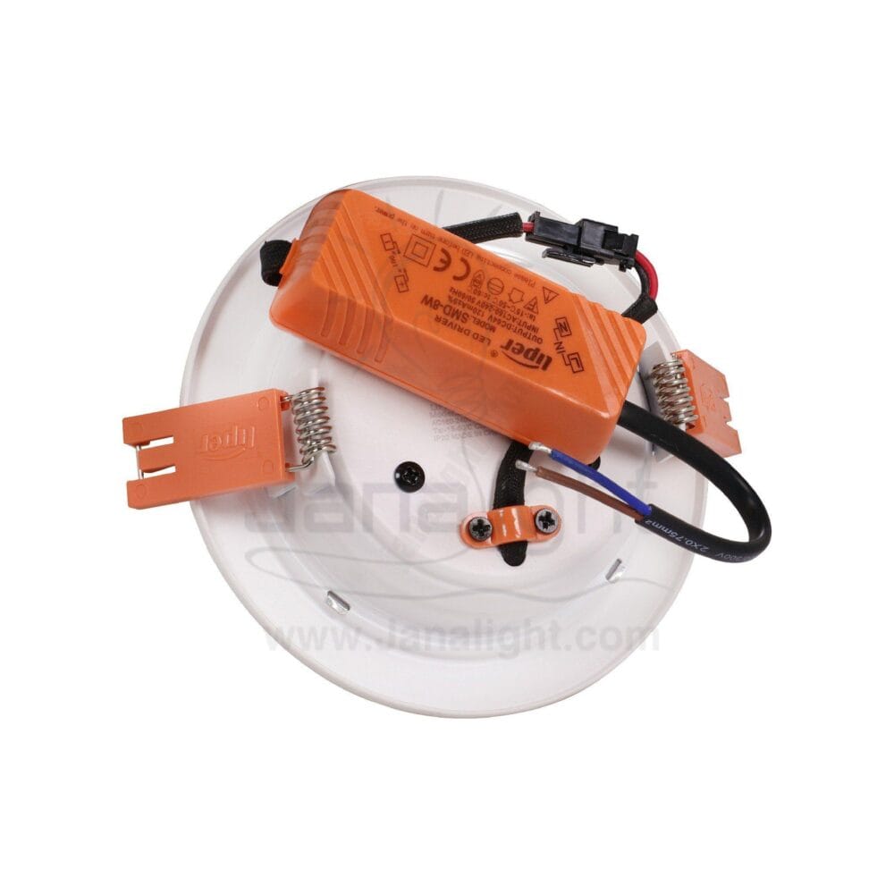 سبوت لايت اقتصادي 8 وات مدور ابيض LIPER recessed round white downlight 12 cm