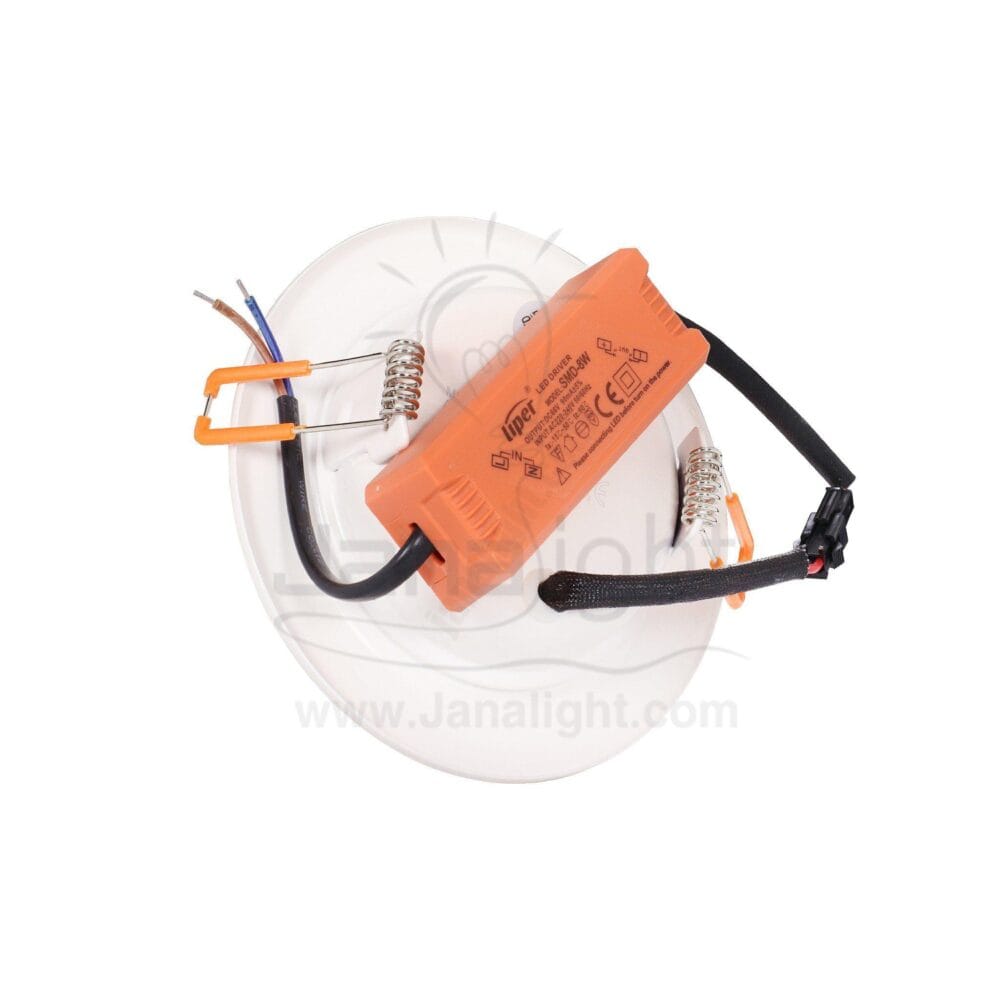 سبوت لايت اقتصادي 8 وات مدور وورم LIPER recessed round white downlight 12 cm