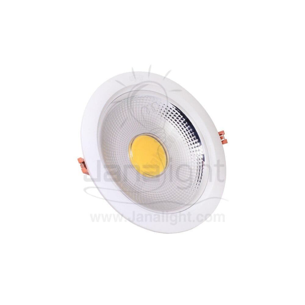 كومبكت لايت COB مدور 30 وات وورم عدسة 220 LIPER recessed round white ceiling compact surface light 30 watt