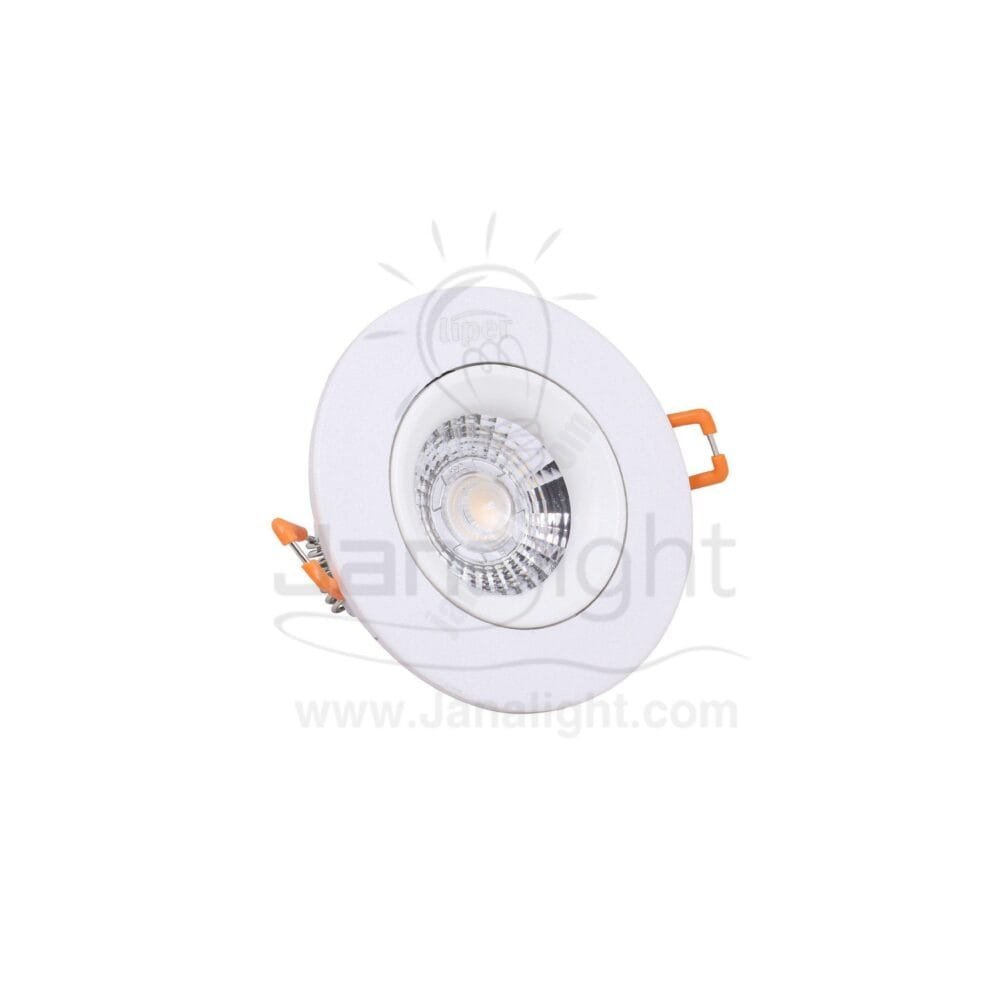 كومبكت COB مدور 5 وات وورم عدسة LIPER round warm 5 watt compact downlight