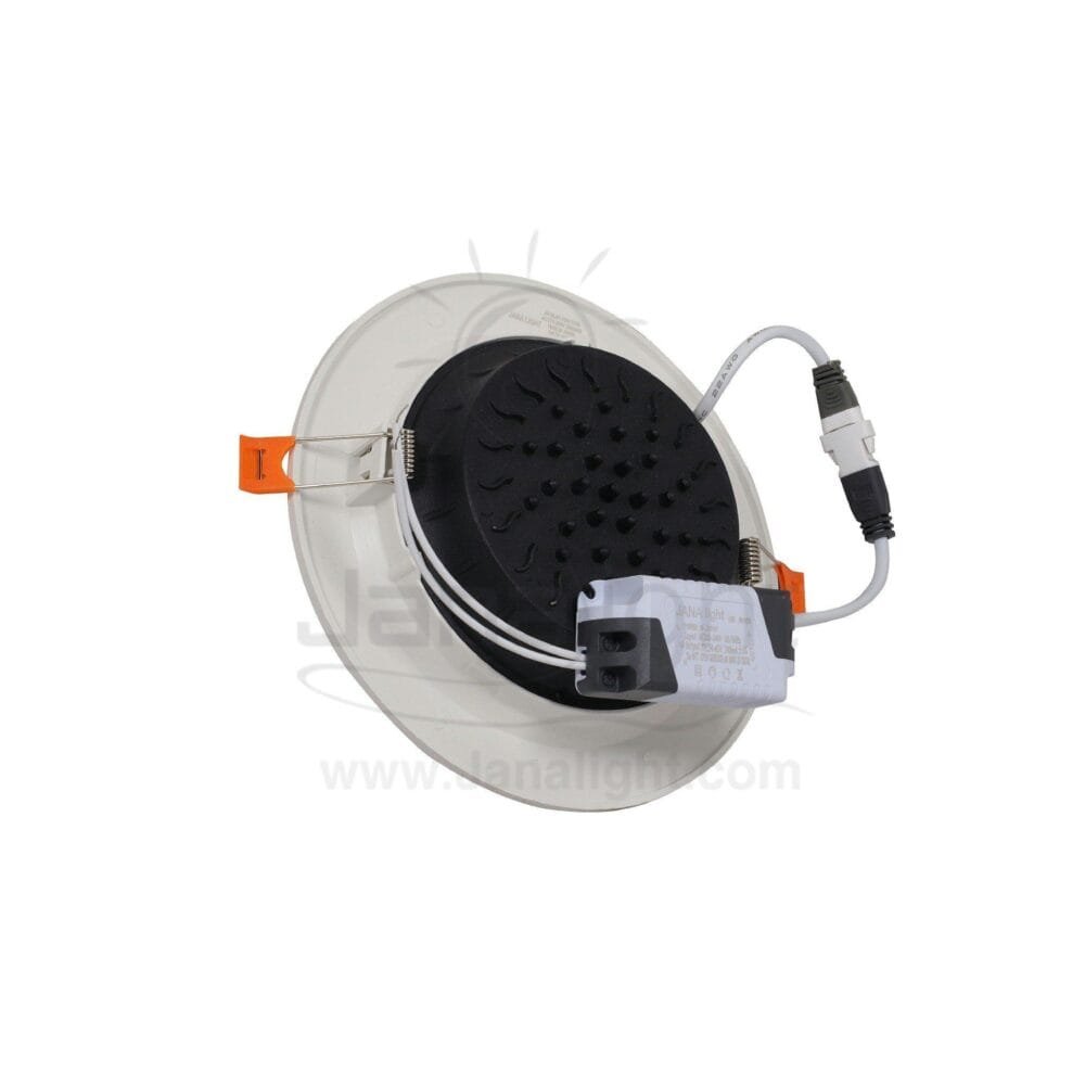 كشاف 15 وات كومبكت وورم حلق ابيض جنى لايت warm 15 watt compact downlight