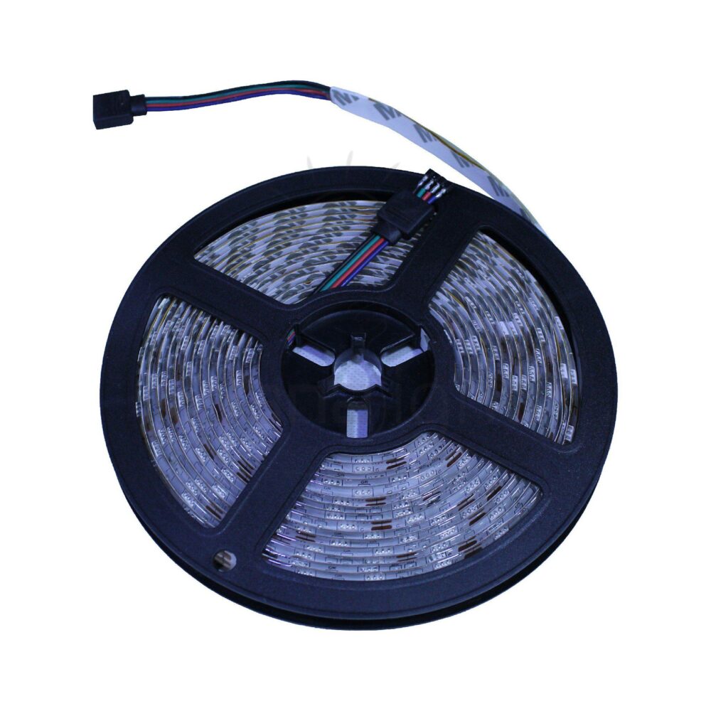 شريط لد 50x50 5 متر الوان بريموت كبير RGB جنى لايت large led tape 50*50 5m colors with remote control RGB jana light