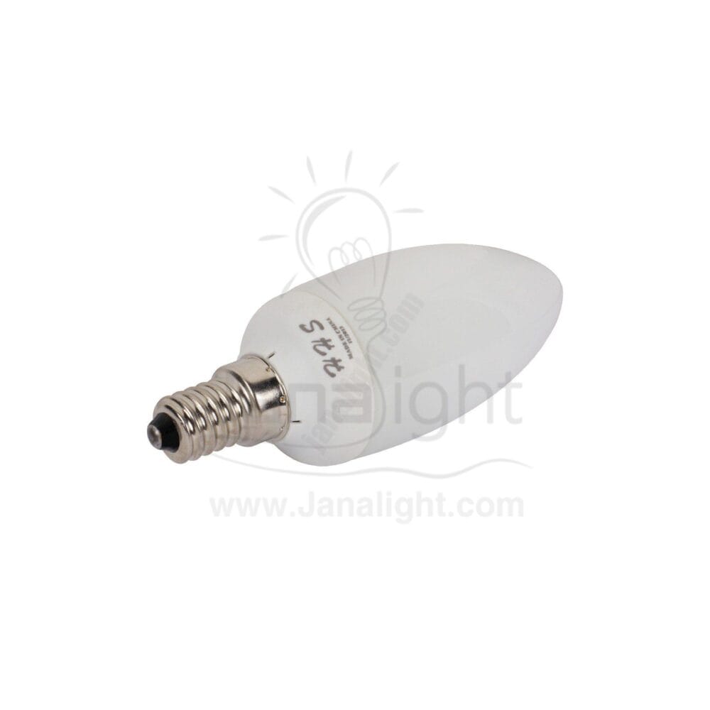 لمبة بلحة موفرة 9 وات مسنفرة فلام ابيض LED candle lamp 9watt white