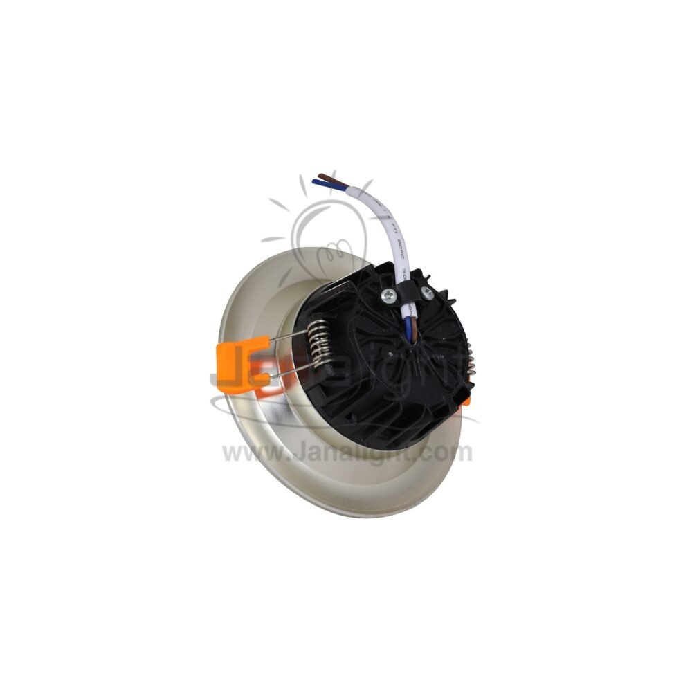 سبوت 5 وات لد نيكل SMD فضي ابيض fixed round recessed smd silver spotlight 5 watt