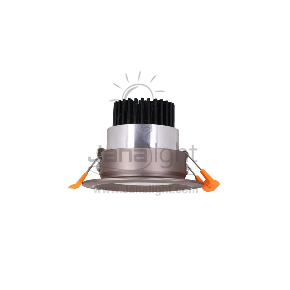 سبوت 5 وات بني مط ابيض COB غاطس جديد fixed round submersible recessed brown spotlight 5 watt