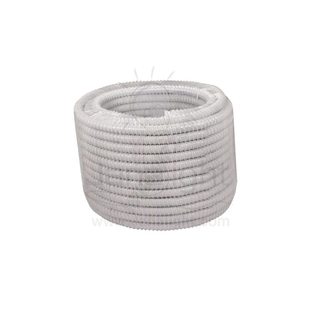 فلكسيبل حراري 16 مم الصفا Flame Retardant PE flexible Conduit white 16mm