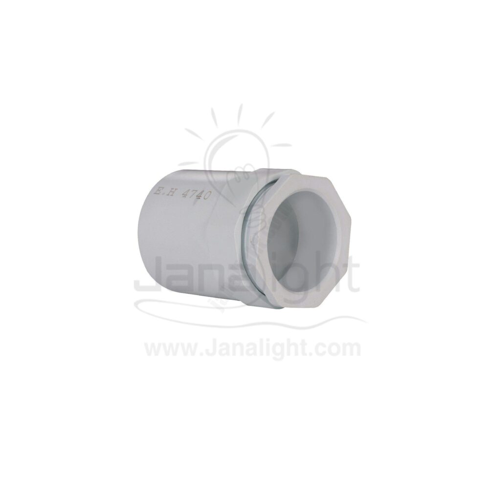 لاكور بيت الهندسة 40 مل Round Conduit Circular box Adaptor UPVC ENGINEERING-HOME 40MM