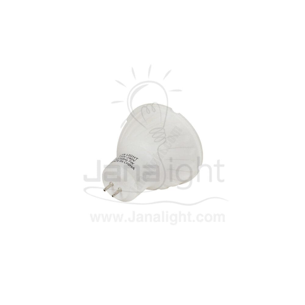 لمبة سبوت 7 وات سيراميك وورم بالعدسة LEDspot lamp 7 watt warm