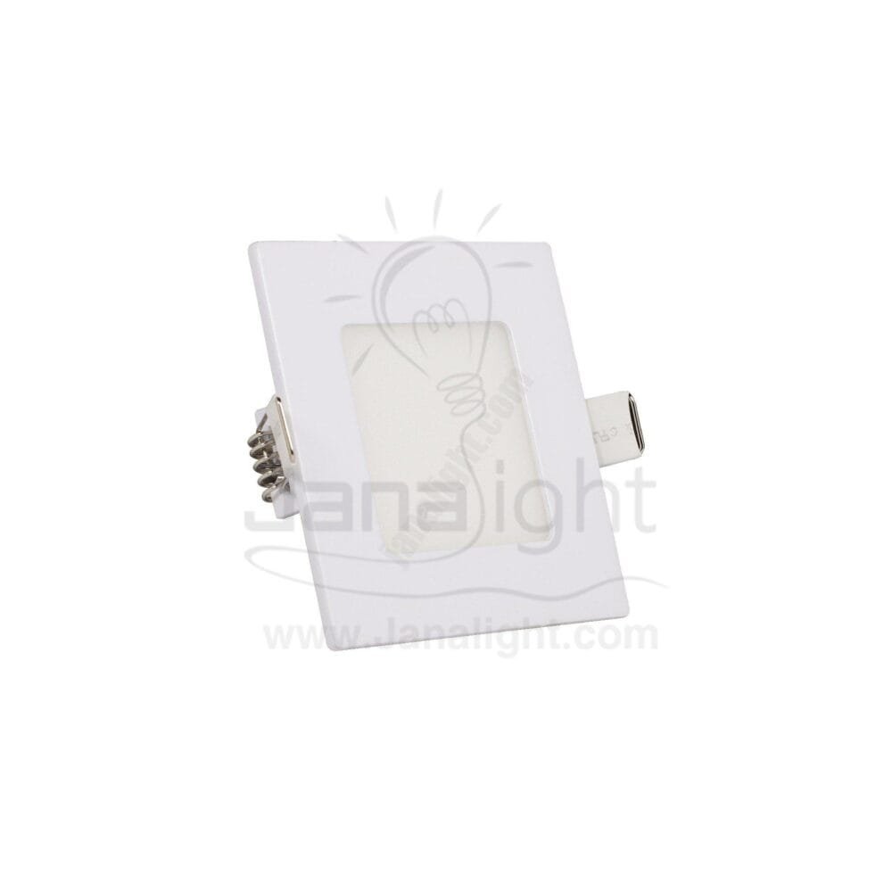 سبوت لايت بانيل 3 وات مربع وورم square warm 3 watt spot panel light