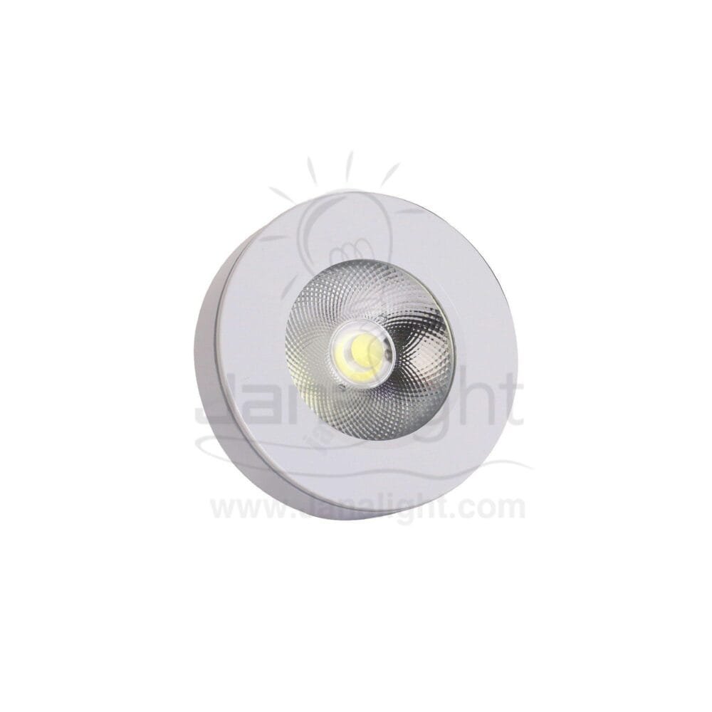 سبوت لايت لطش 5 وات COB مدور ابيض ابيض ultra thin led ceiling round spotlight 5 watt white