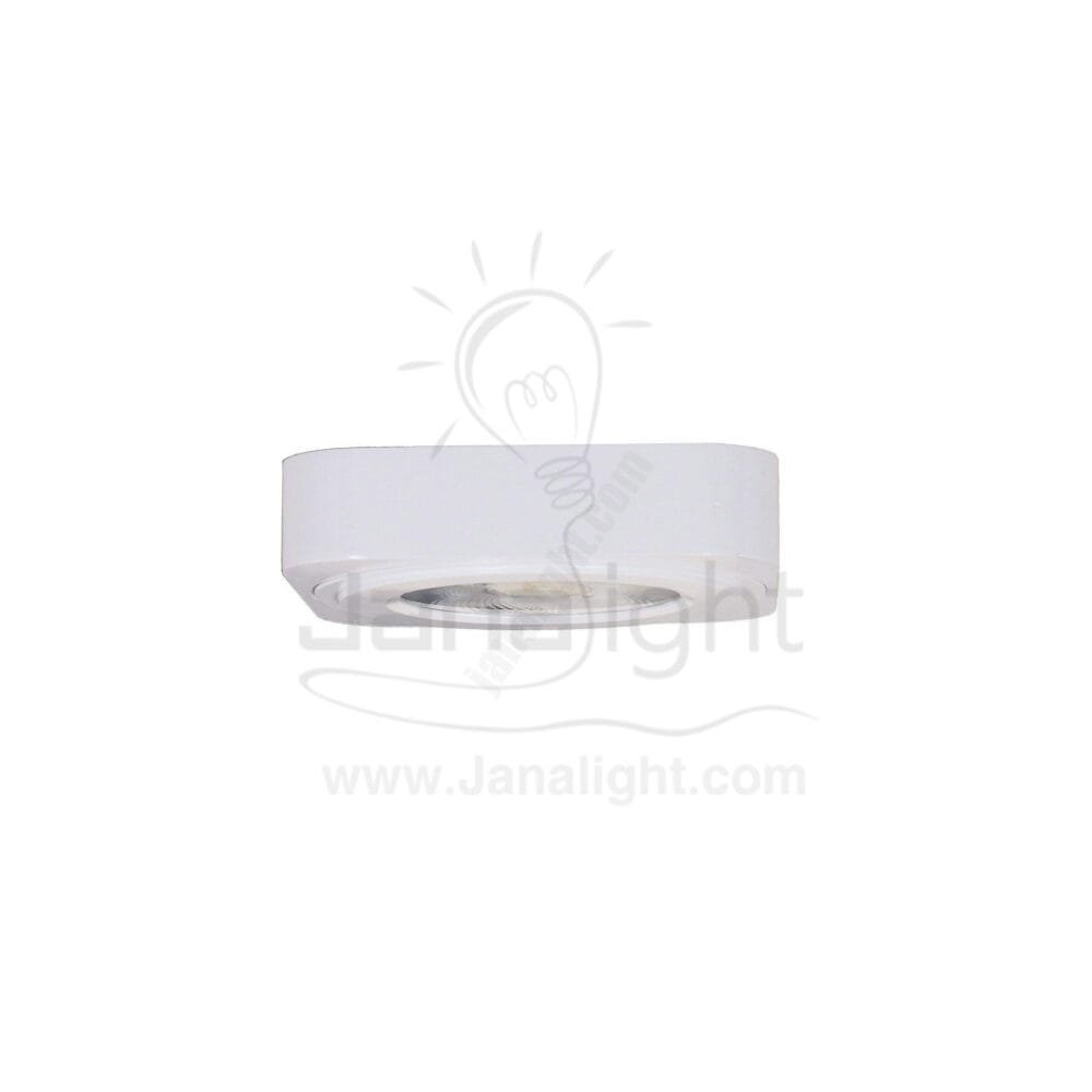 سبوت لطش 5 وات COB مربع ابيض وورم ultra thin led ceiling square spotlight 5 watt white warm