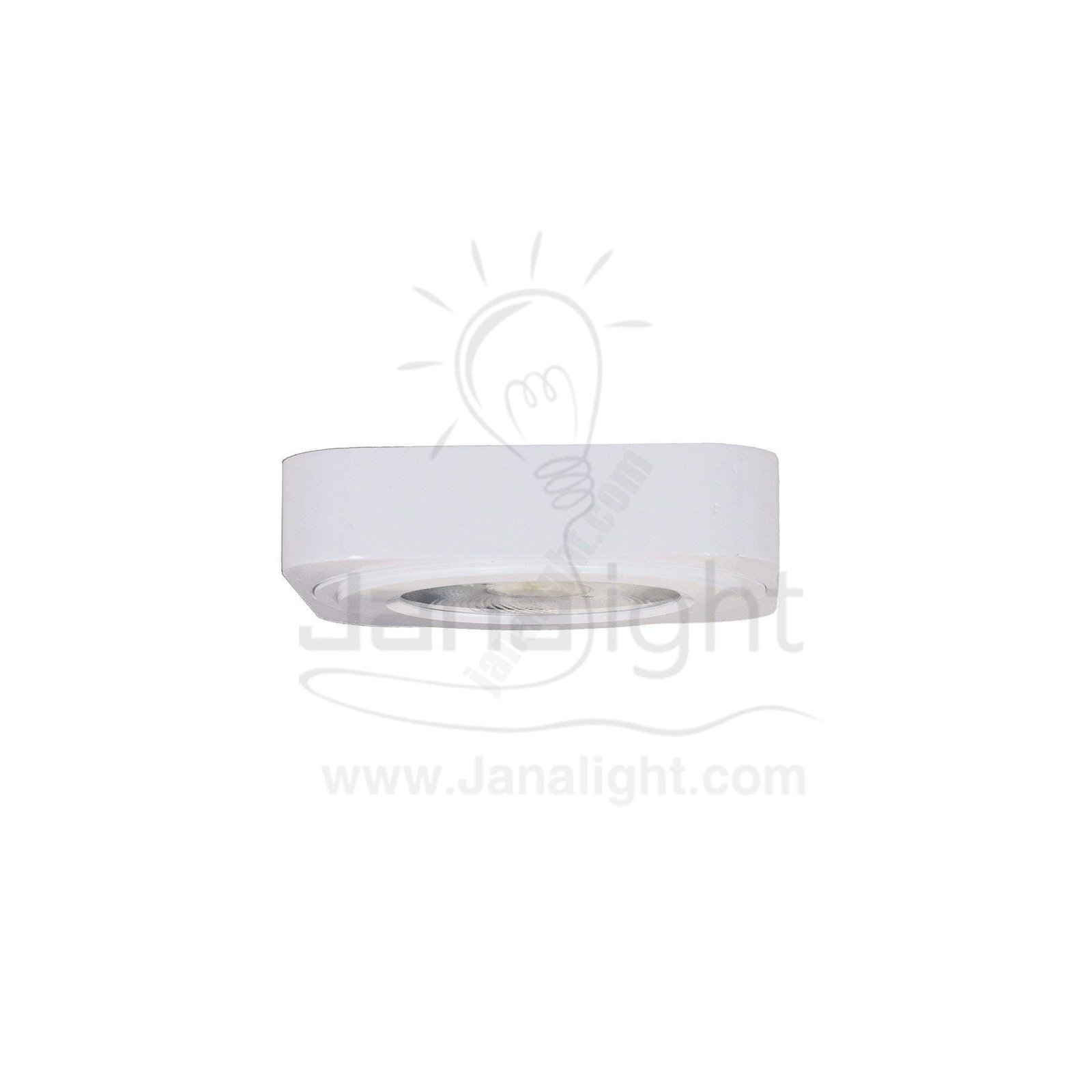 سبوت لطش 5 وات COB مربع ابيض وورم ultra thin led ceiling square spotlight 5 watt white warm