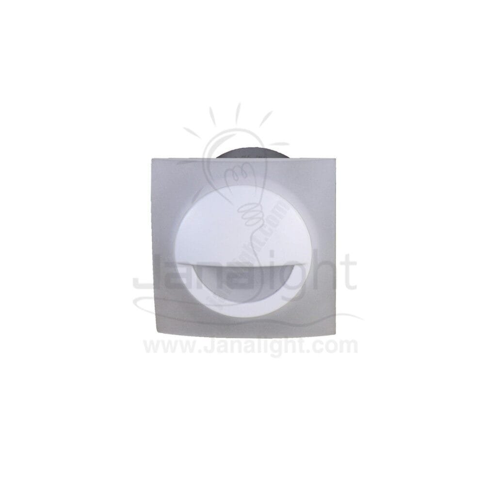 سبوت سلم لد مربع ابيض هلال وورم 3 وات 3 watt warm stair lighting