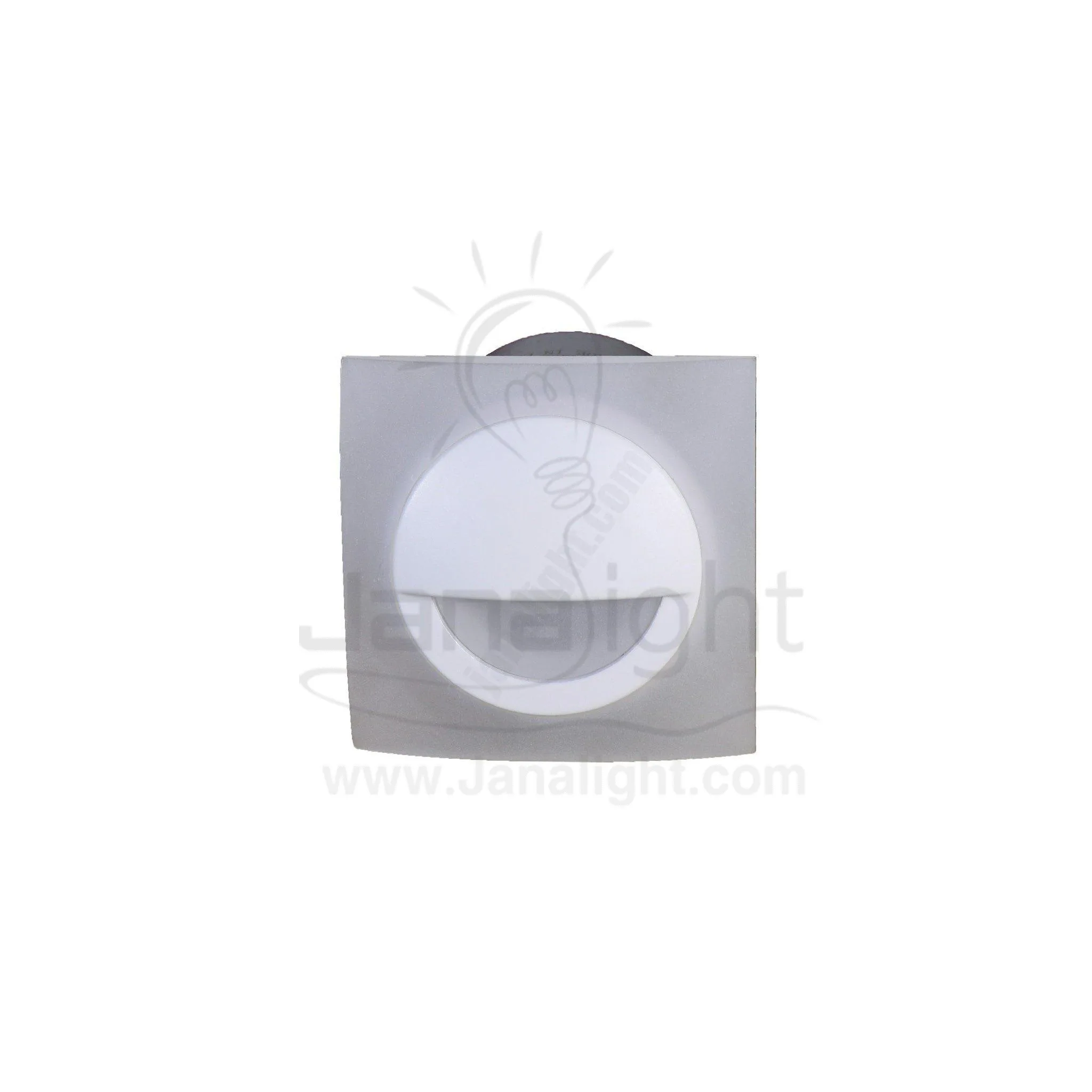 سبوت سلم لد مربع ابيض هلال وورم 3 وات 3 watt warm stair lighting
