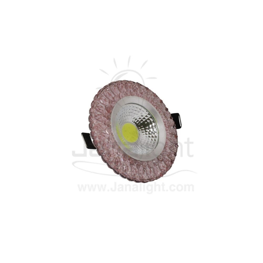 سبوت لايت 5 وات COB زجاج فرزاتشي ابيض وورم جديد 2 اضاءة versace spot light 5 watt white warm