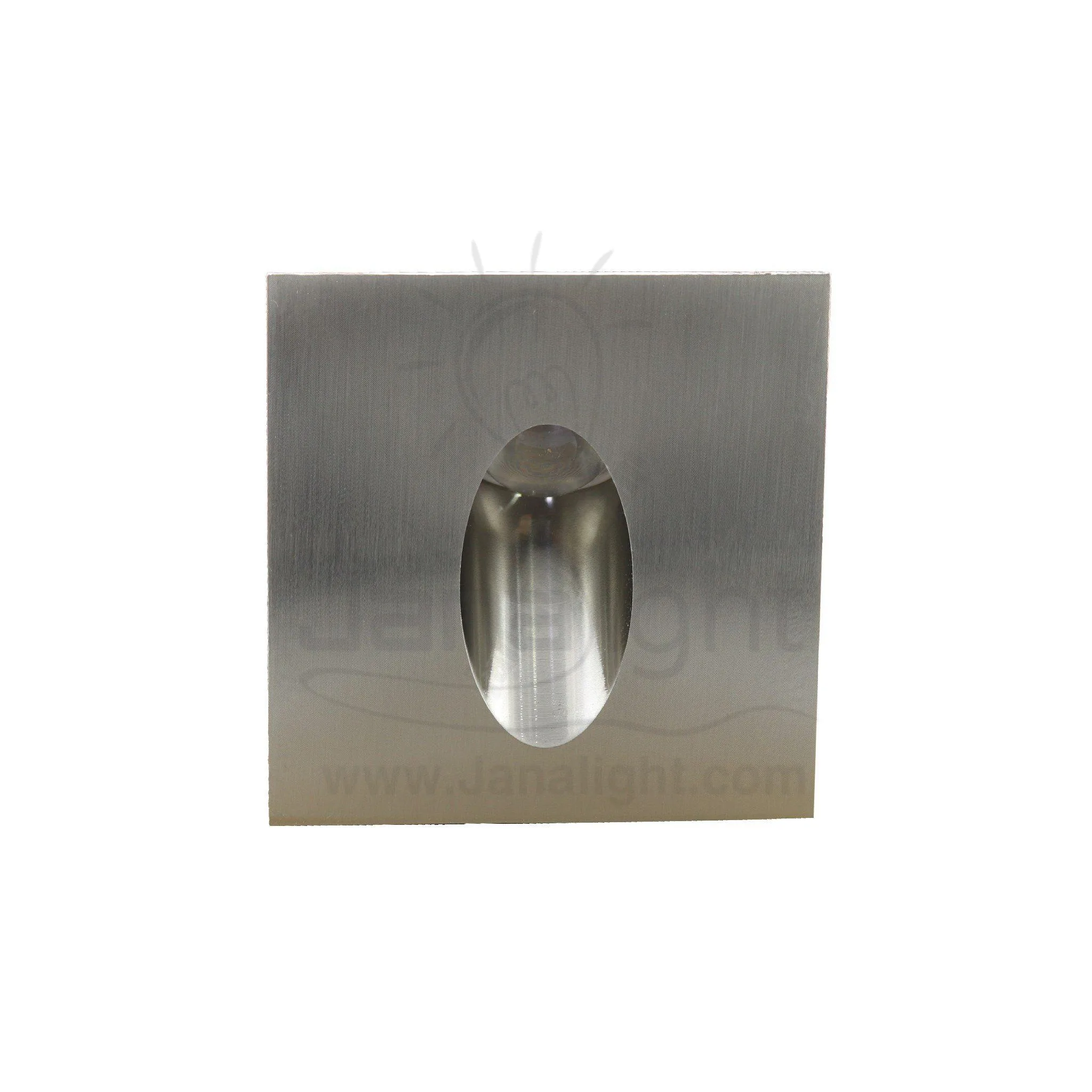 سبوت سلم لد مربع فضي مط كبير Silver Large Stair Lighting
