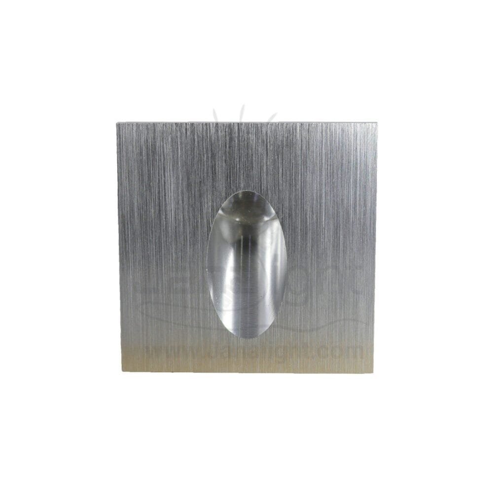سبوت سلم لد مربع فضي مقشش كبير silver large stair lighting