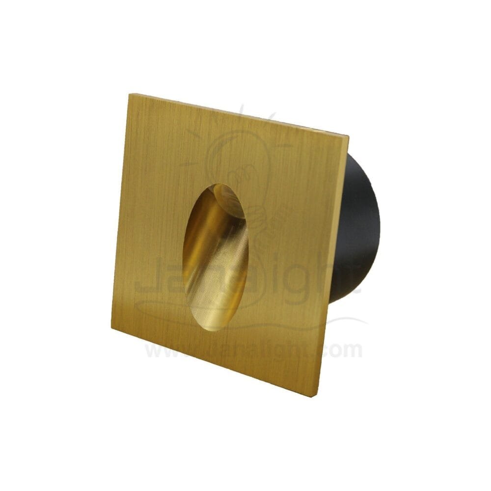 سبوت سلم لد مربع ذهبي مقشش كبير gold large stair lighting
