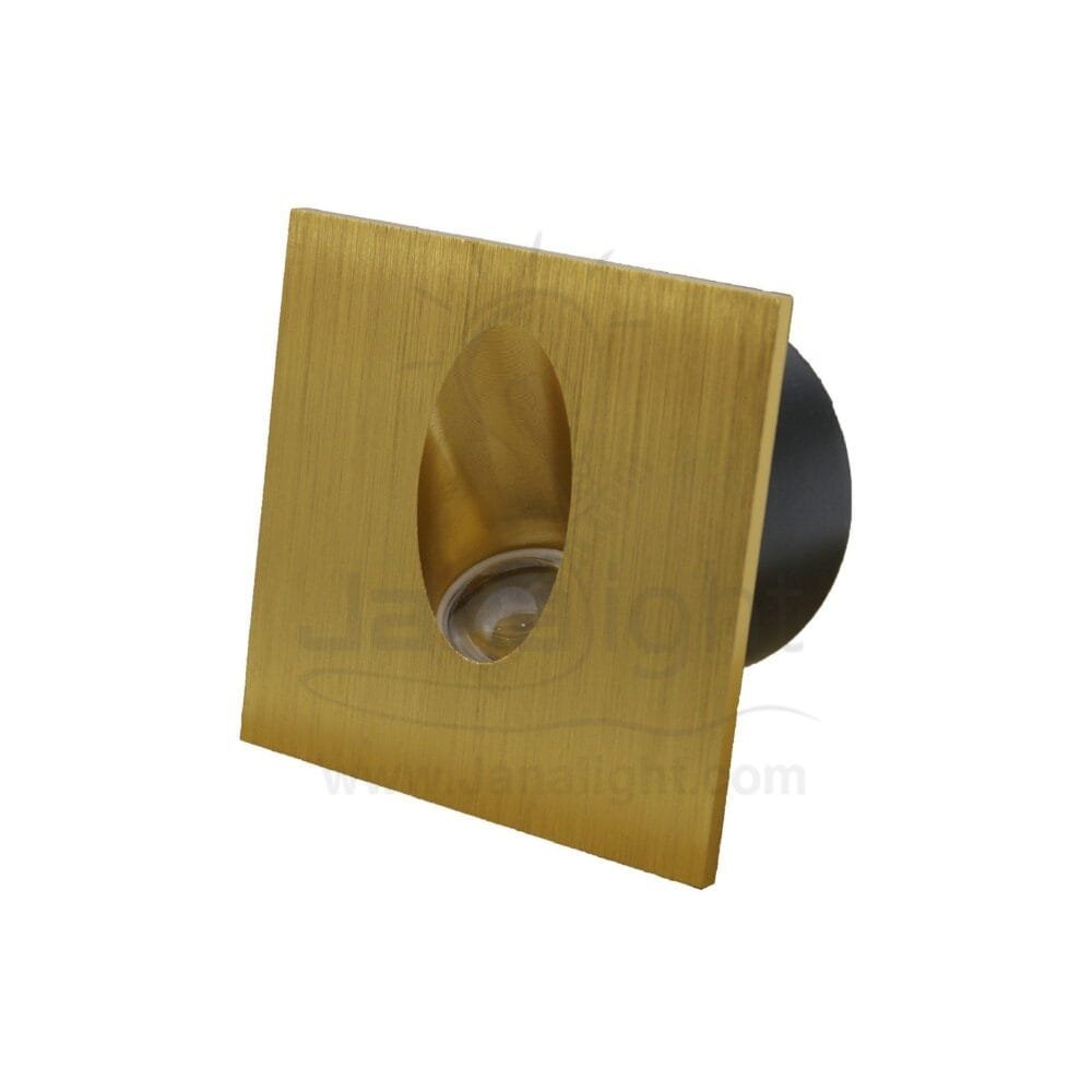 سبوت سلم لد مربع ذهبي مقشش كبير gold large stair lighting