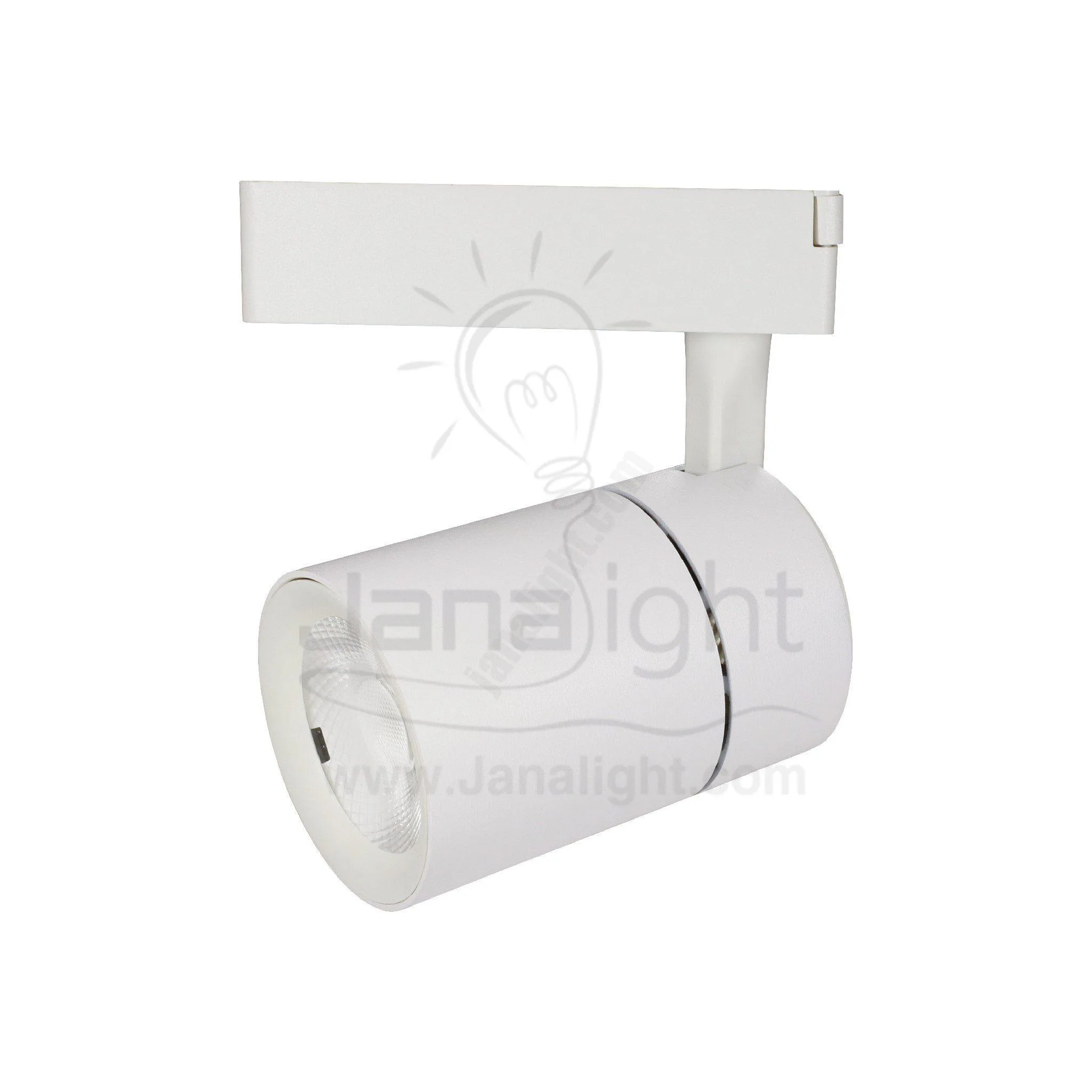 سبوت تراك 30 وات ابيض ابيض جنى لايت Gd0142 White White 30 Watt Janalight Track Light Spot