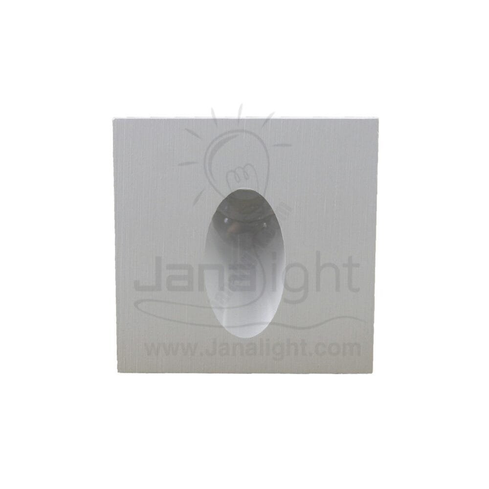 سبوت سلم لد مربع ابيض مقشش كبير white large stair lighting
