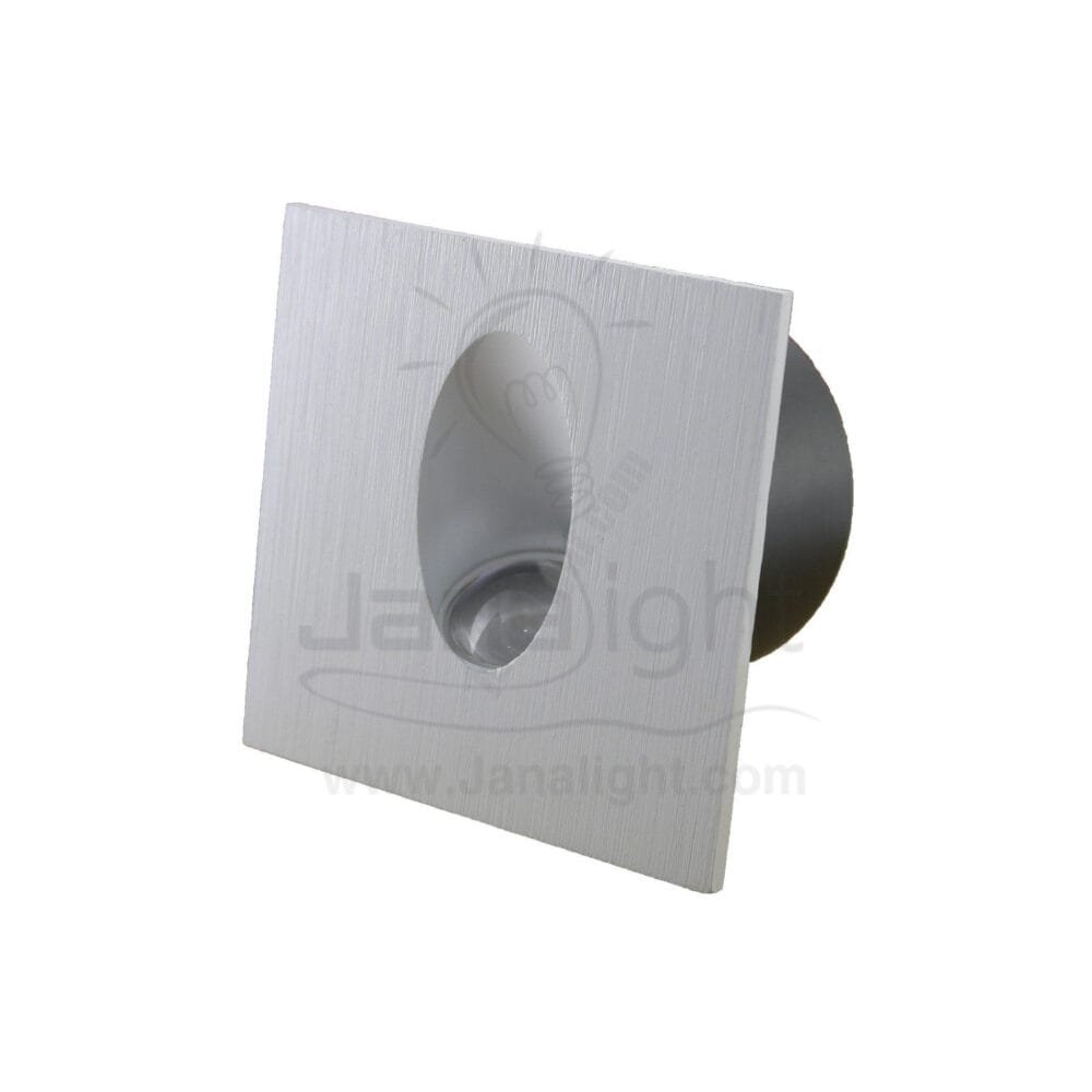 سبوت سلم لد مربع ابيض مقشش كبير white large stair lighting