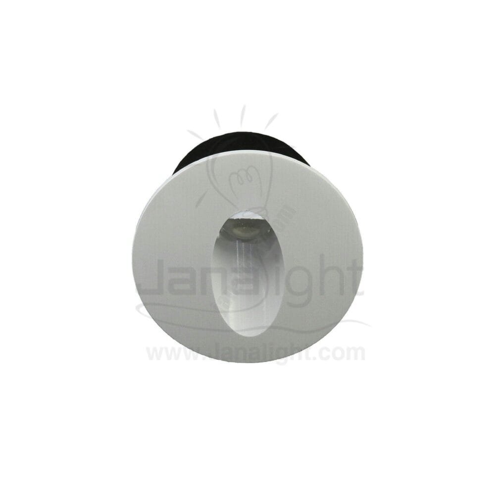 سبوت سلم لد مدور ابيض مقشش كبير white large stair lighting