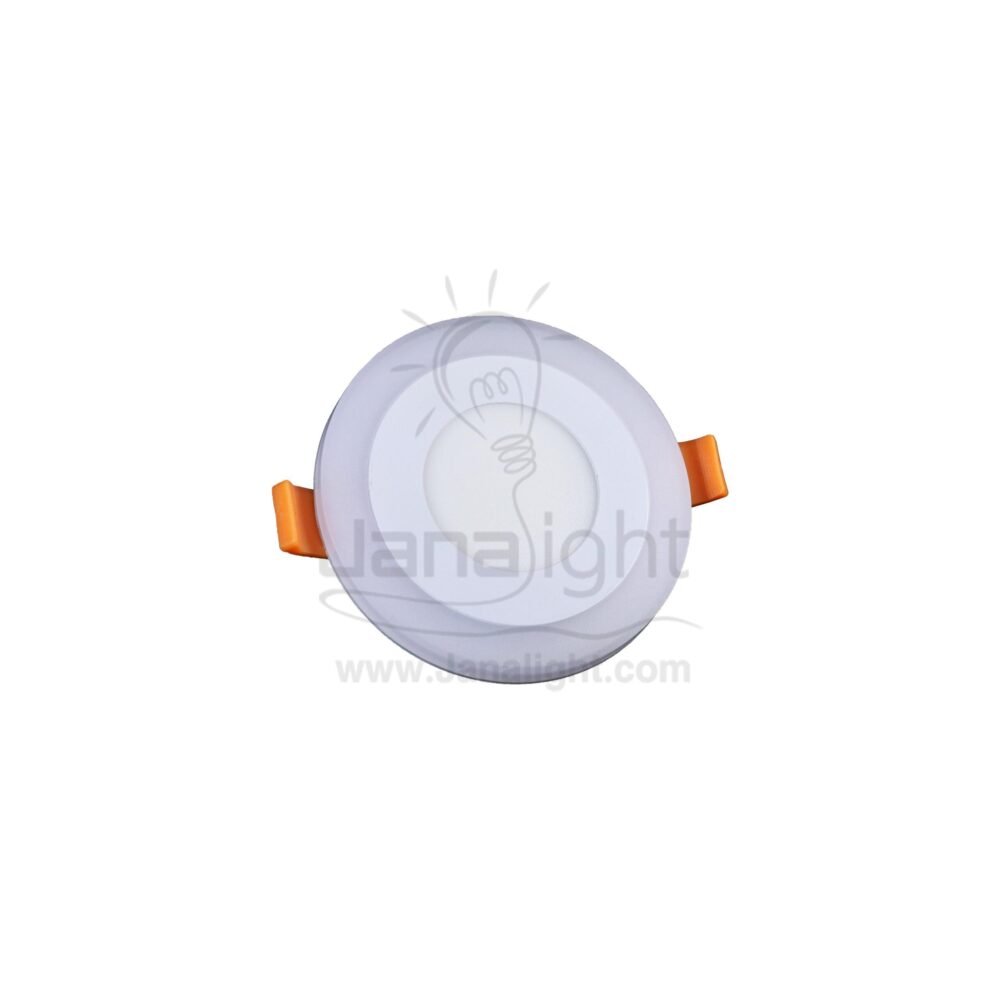 سبوت بانيل اكرليك احمر وورم 3 وات و3 وات panel spotlight 3 watt red and 3 watt warm